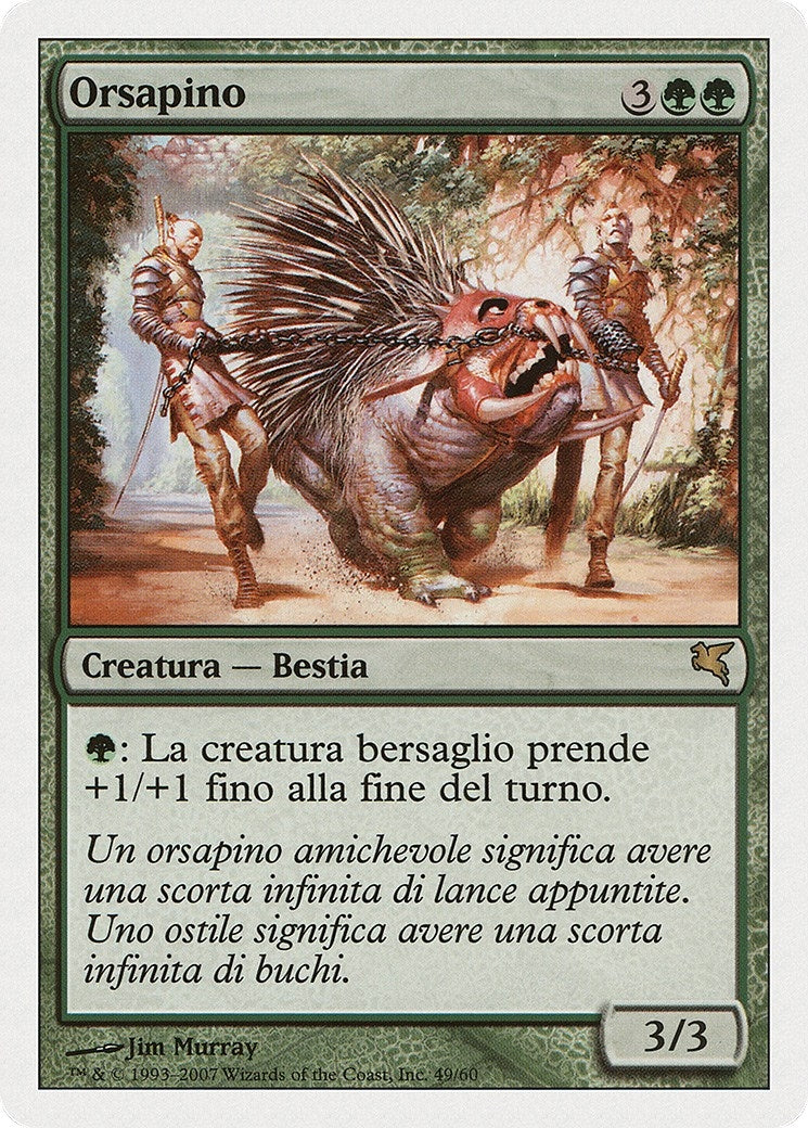 Image for Ursapine (Italian) - "Orsapino" (K49) (Magic Encyclopedia 2005 (Salvat/Hachette)) - Magic: The Gathering