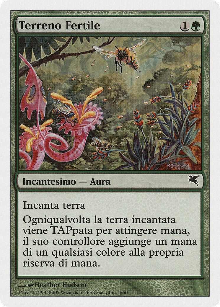 Image for Fertile Ground (Italian) - "Terreno Fertile" (K5) (K5) (Magic Encyclopedia 2005 (Salvat/Hachette)) - Magic: The Gathering