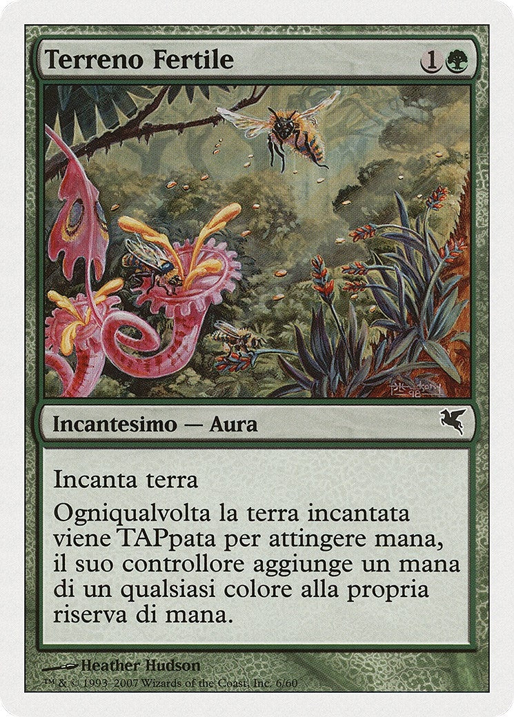 Image for Fertile Ground (Italian) - "Terreno Fertile" (K6) (K6) (Magic Encyclopedia 2005 (Salvat/Hachette)) - Magic: The Gathering