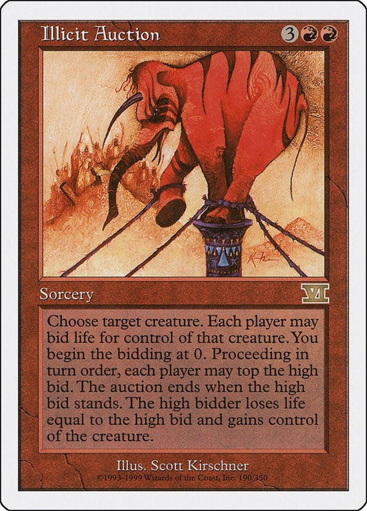Image for Illicit Auction (190) (Classic Sixth Edition) - Magic: The Gathering