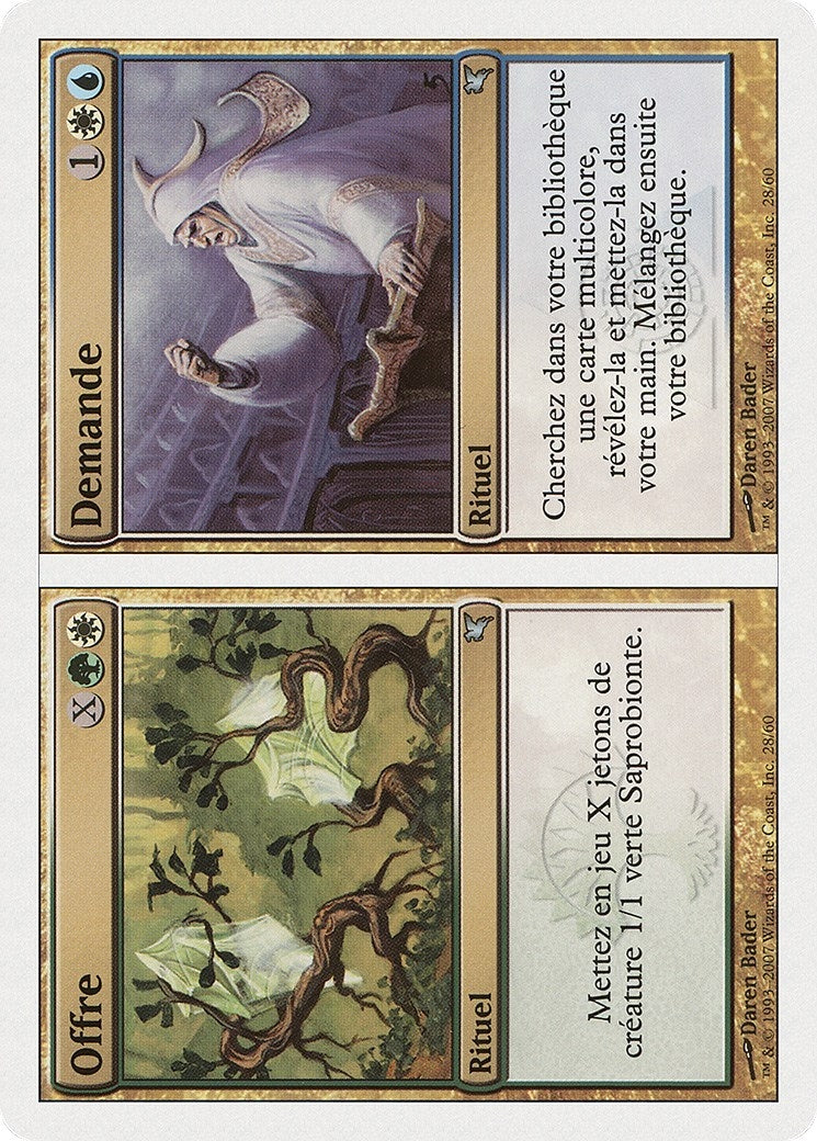 Image for Supply // Demand (French) - "Offre // Demande" (J28) (J28) (Magic Encyclopedia 2005 (Salvat/Hachette)) - Magic: The Gathering