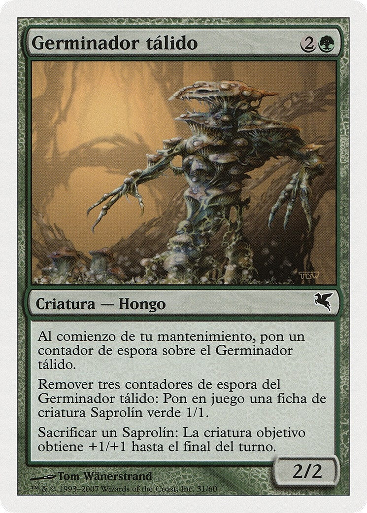 Image for Thallid Germinator (Spanish) - "Germinador talido" (J31) (J31) (Magic Encyclopedia 2005 (Salvat/Hachette)) - Magic: The Gathering