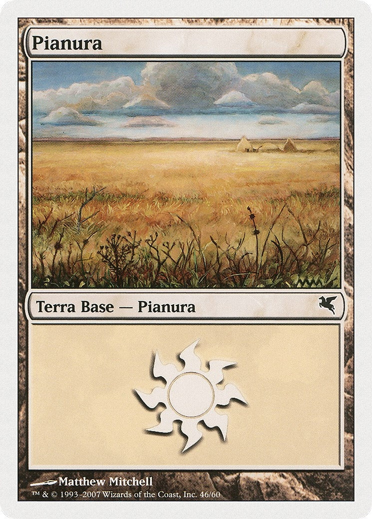 Image for Plains (Italian) - "Pianura" (C46) (C46) (Magic Encyclopedia 2005 (Salvat/Hachette)) - Magic: The Gathering