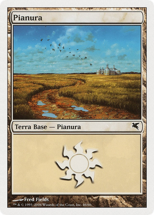 Image for Plains (Italian) - "Pianura" (G46) (G46) (Magic Encyclopedia 2005 (Salvat/Hachette)) - Magic: The Gathering