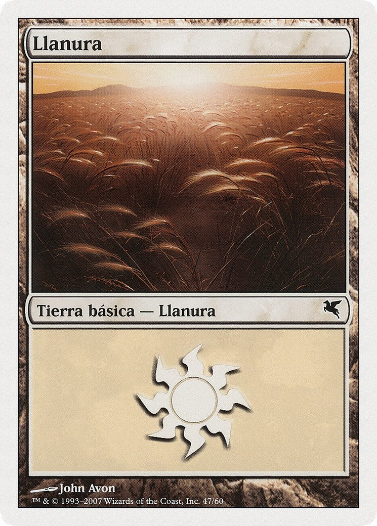 Image for Plains (Italian) - "Pianura" (J47) (J47) (Magic Encyclopedia 2005 (Salvat/Hachette)) - Magic: The Gathering