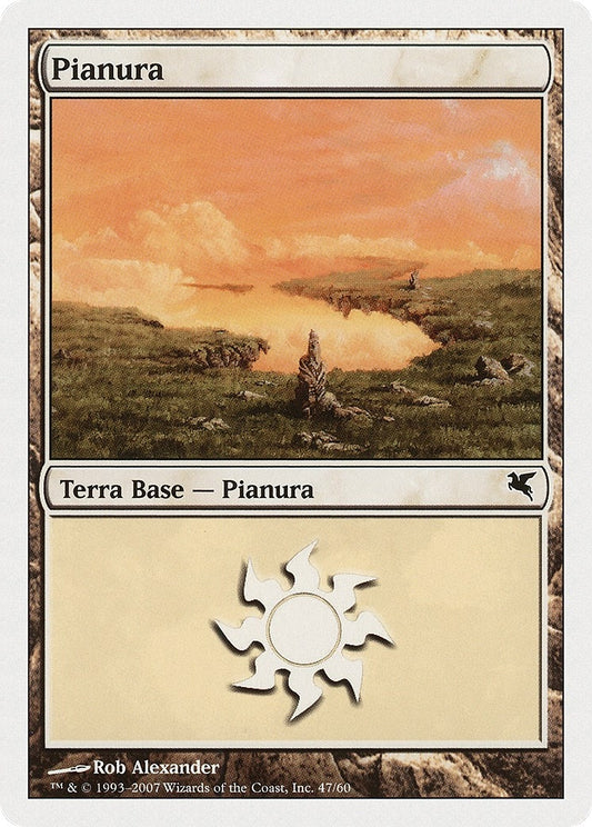 Image for Plains (Italian) - "Pianura" (L47) (L47) (Magic Encyclopedia 2005 (Salvat/Hachette)) - Magic: The Gathering