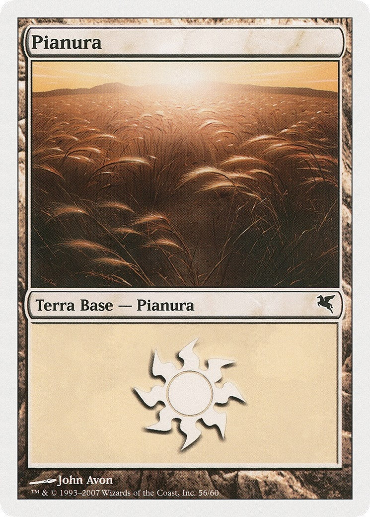 Image for Plains (Italian) - "Pianura" (C56) (C56) (Magic Encyclopedia 2005 (Salvat/Hachette)) - Magic: The Gathering