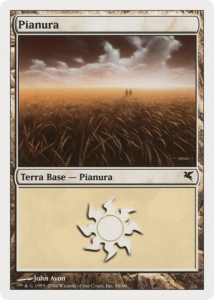 Image for Plains (Italian) - "Pianura" (G56) (G56) (Magic Encyclopedia 2005 (Salvat/Hachette)) - Magic: The Gathering