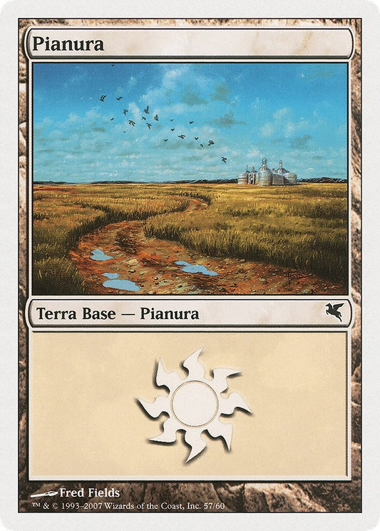Image for Plains (Italian) - "Pianura" (C57) (C57) (Magic Encyclopedia 2005 (Salvat/Hachette)) - Magic: The Gathering