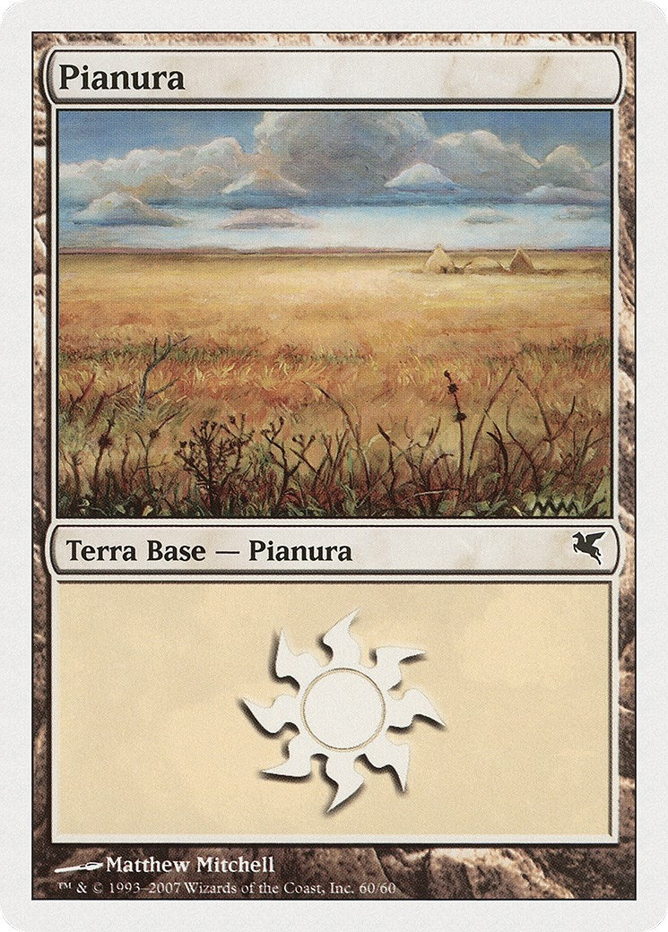 Image for Plains (Italian) - "Pianura" (J60) (J60) (Magic Encyclopedia 2005 (Salvat/Hachette)) - Magic: The Gathering