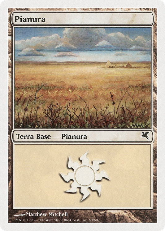 Image for Plains (Italian) - "Pianura" (J60) (J60) (Magic Encyclopedia 2005 (Salvat/Hachette)) - Magic: The Gathering