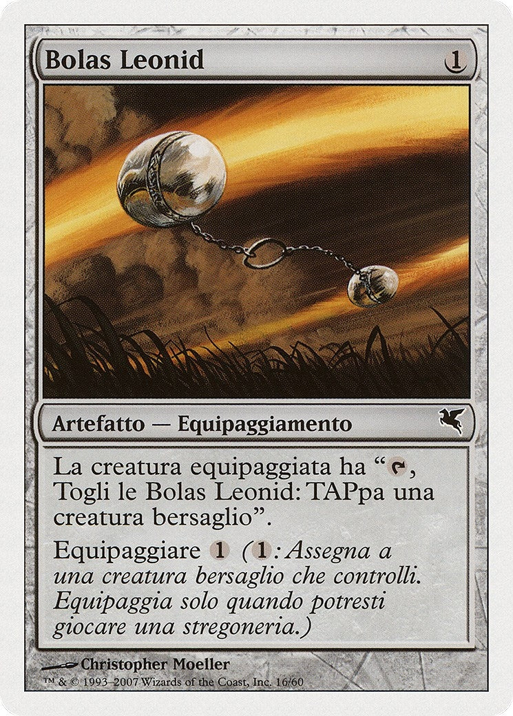 Image for Leonin Bola (Italian) - "Bolas Leonid" (L16) (Magic Encyclopedia 2005 (Salvat/Hachette)) - Magic: The Gathering