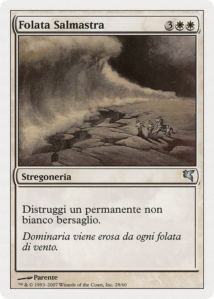 Image for Saltblast (Italian) - "Folata Salmastra" (L28) (L28) (Magic Encyclopedia 2005 (Salvat/Hachette)) - Magic: The Gathering