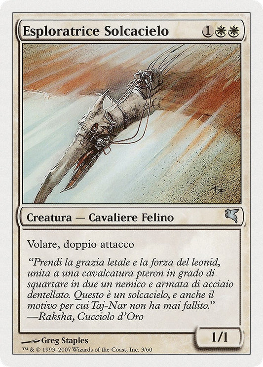 Image for Skyhunter Skirmisher (Italian) - "Esploratrice Solcacielo" (L3) (L3) (Magic Encyclopedia 2005 (Salvat/Hachette)) - Magic: The Gathering