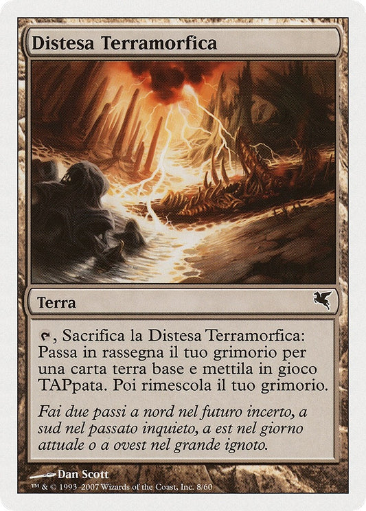 Image for Terramorphic Expanse (Italian) - "Distesa Terramorfica" (L8) (L8) (Magic Encyclopedia 2005 (Salvat/Hachette)) - Magic: The Gathering
