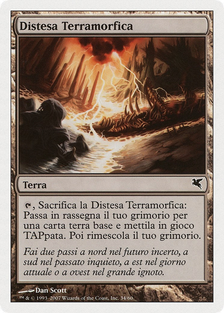 Image for Terramorphic Expanse (Italian) - "Distesa Terramorfica" (L34) (L34) (Magic Encyclopedia 2005 (Salvat/Hachette)) - Magic: The Gathering