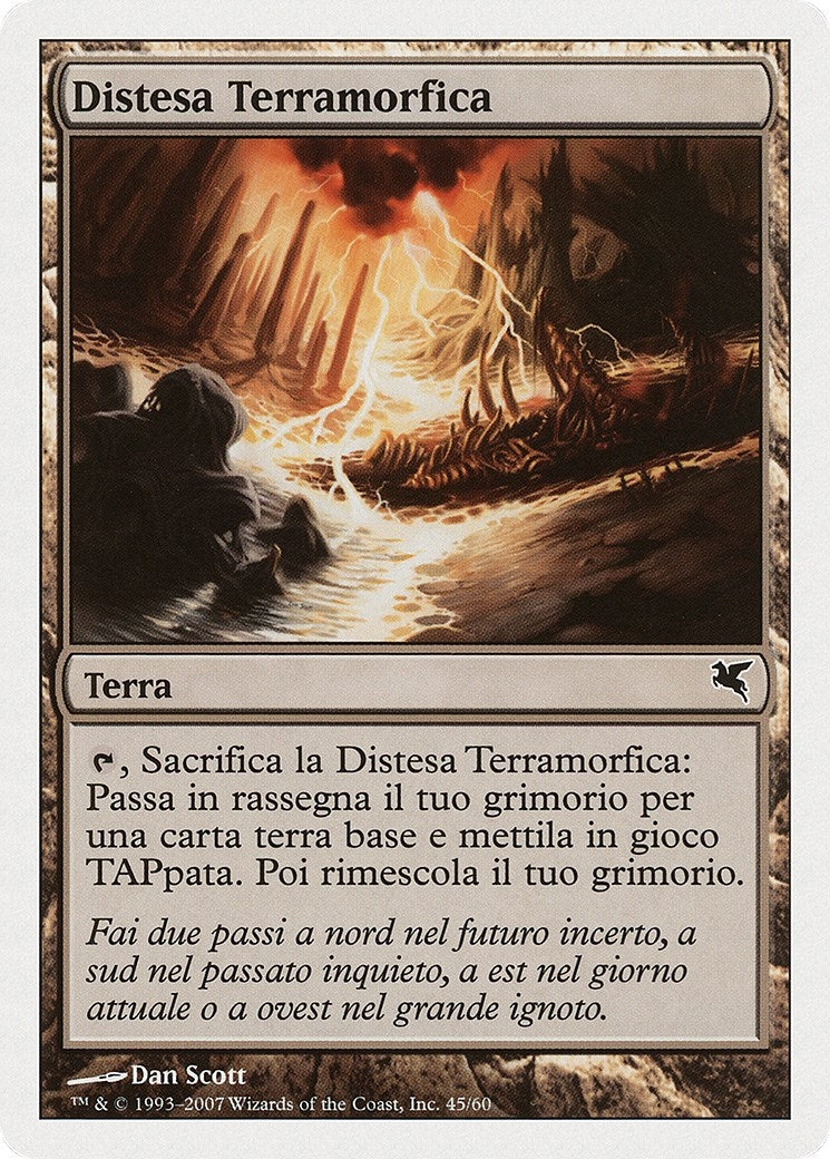 Image for Terramorphic Expanse (Italian) - "Distesa Terramorfica" (L45) (L45) (Magic Encyclopedia 2005 (Salvat/Hachette)) - Magic: The Gathering