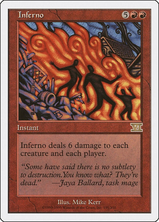 Image for Inferno (191) (Classic Sixth Edition) - Magic: The Gathering