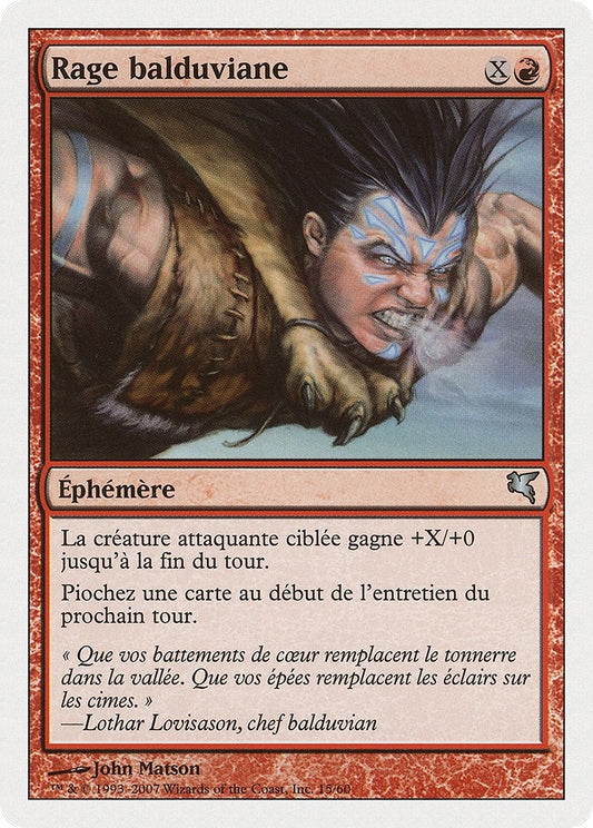 Image for Balduvian Rage (French) - "Rage balduviane" (I15) (I15) (Magic Encyclopedia 2005 (Salvat/Hachette)) - Magic: The Gathering
