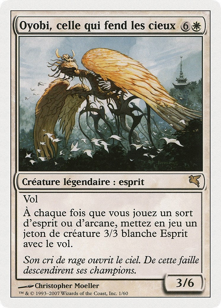 Image for Oyobi, Who Split the Heavens (French) - "Oyobi, celle qui fend les cieux" (C1) (Magic Encyclopedia 2005 (Salvat/Hachette)) - Magic: The Gathering