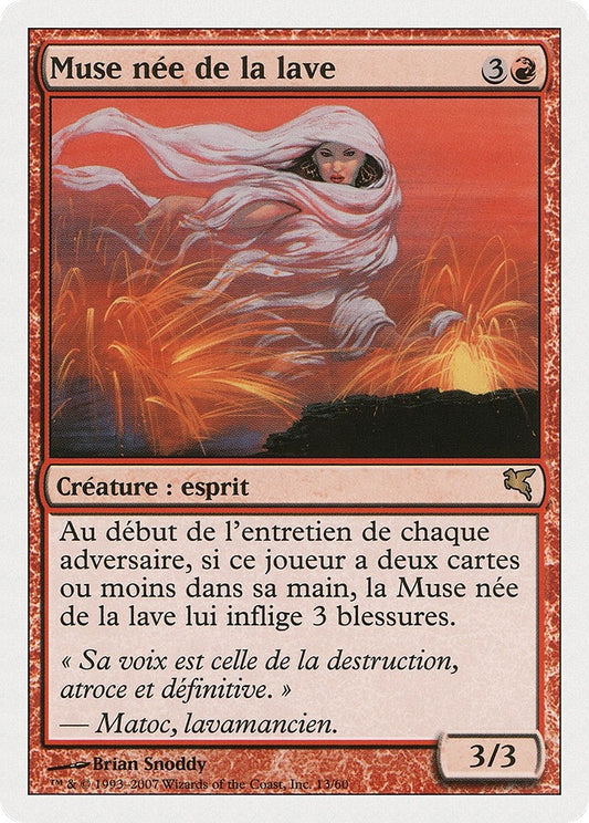 Image for Lavaborn Muse (French) - "Muse nee de la lave" (C13) (Magic Encyclopedia 2005 (Salvat/Hachette)) - Magic: The Gathering