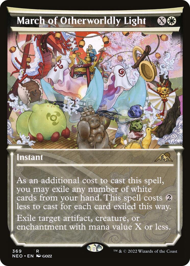 Image for March of Otherworldly Light (Showcase) (369) (Kamigawa: Neon Dynasty) - Magic: The Gathering