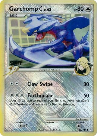 Image for Garchomp C - 60/147 (League Promo) [Staff] (060/147) (League & Championship Cards) - Pokemon