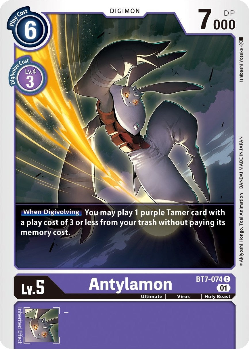 Image for Antylamon (BT7-074 C) (Next Adventure) - Digimon Card Game