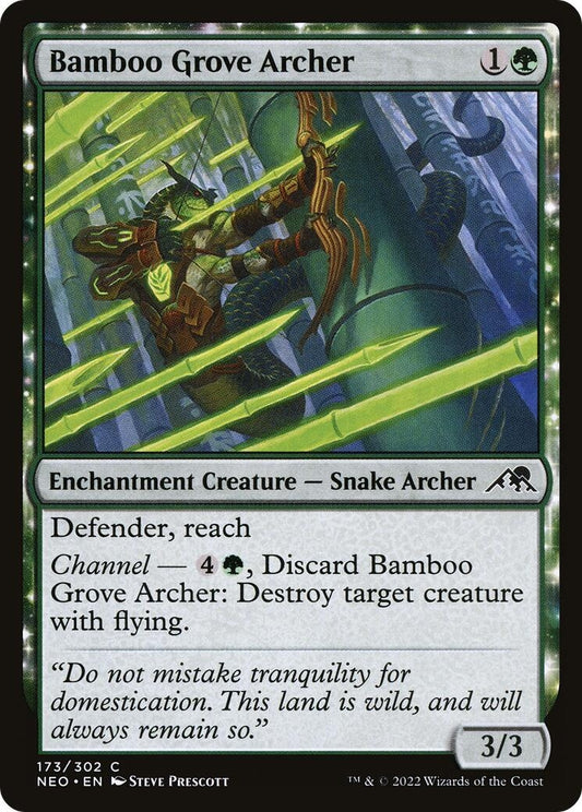 Image for Bamboo Grove Archer (173) (Kamigawa: Neon Dynasty) - Magic: The Gathering