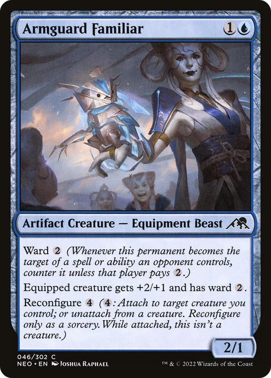 Image for Armguard Familiar (46) (Kamigawa: Neon Dynasty) - Magic: The Gathering