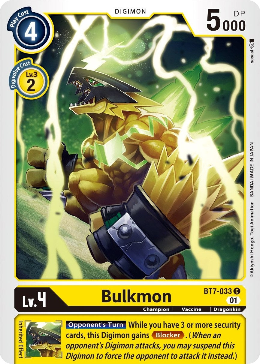Image for Bulkmon (BT7-033 C) (Next Adventure) - Digimon Card Game