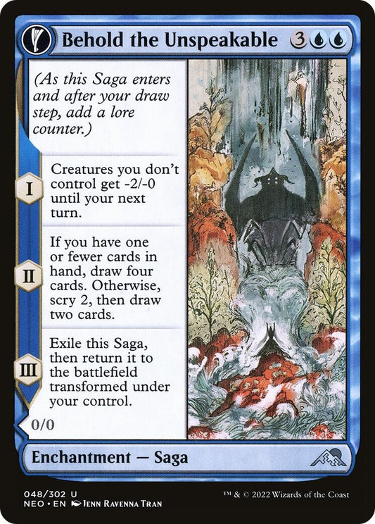 Image for Behold the Unspeakable (48) (Kamigawa: Neon Dynasty) - Magic: The Gathering