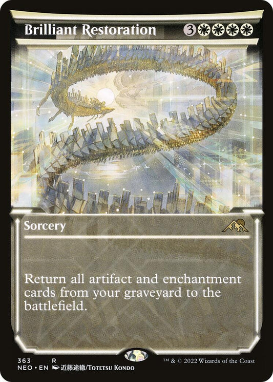 Image for Brilliant Restoration (Showcase) (363) (Kamigawa: Neon Dynasty) - Magic: The Gathering