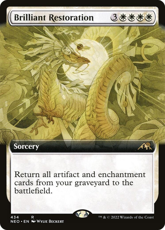 Image for Brilliant Restoration (Extended Art) (434) (Kamigawa: Neon Dynasty) - Magic: The Gathering