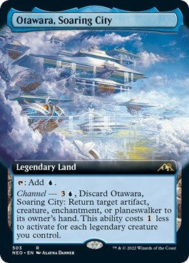 Image for Otawara, Soaring City (Extended Art) (503) (Kamigawa: Neon Dynasty) - Magic: The Gathering