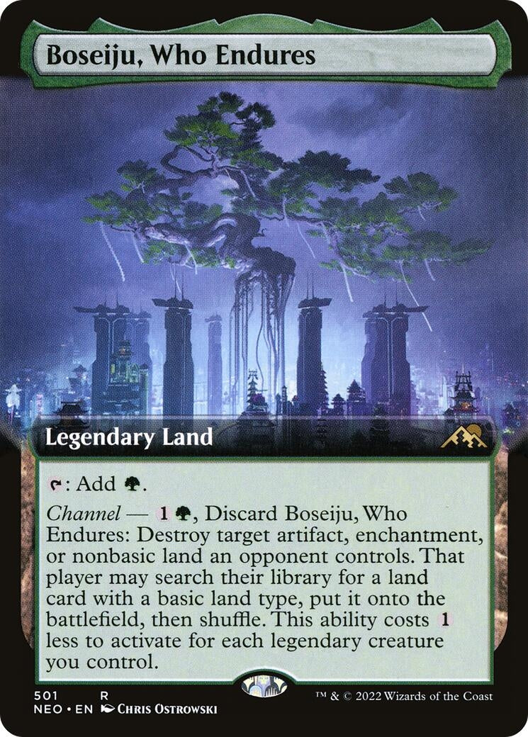 Image for Boseiju, Who Endures (Extended Art) (501) (Kamigawa: Neon Dynasty) - Magic: The Gathering