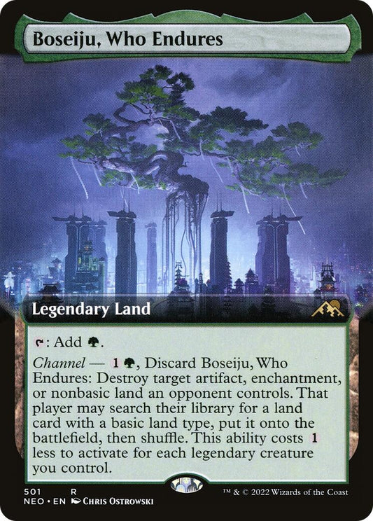 Image for Boseiju, Who Endures (Extended Art) (501) (Kamigawa: Neon Dynasty) - Magic: The Gathering