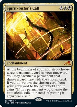 Image for Spirit-Sister's Call (237) (Kamigawa: Neon Dynasty) - Magic: The Gathering