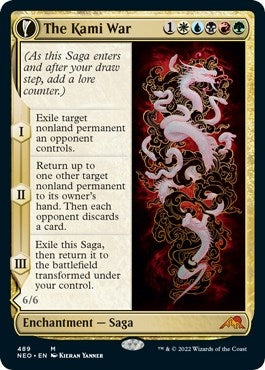 Image for The Kami War (Extended Art) (489) (Kamigawa: Neon Dynasty) - Magic: The Gathering