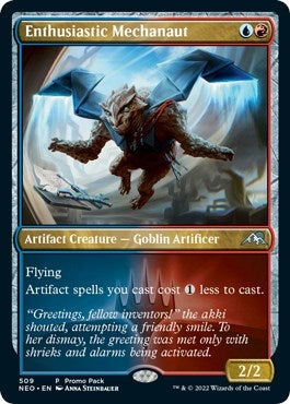 Image for Enthusiastic Mechanaut (509) (Promo Pack: Kamigawa: Neon Dynasty) - Magic: The Gathering