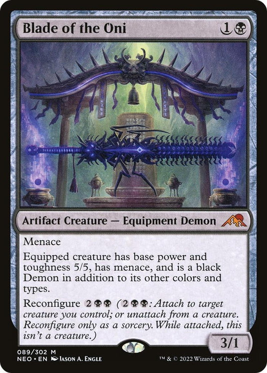 Image for Blade of the Oni (89) (Kamigawa: Neon Dynasty) - Magic: The Gathering