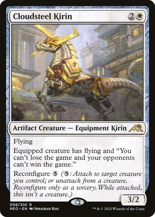 Image for Cloudsteel Kirin (8) (Kamigawa: Neon Dynasty) - Magic: The Gathering