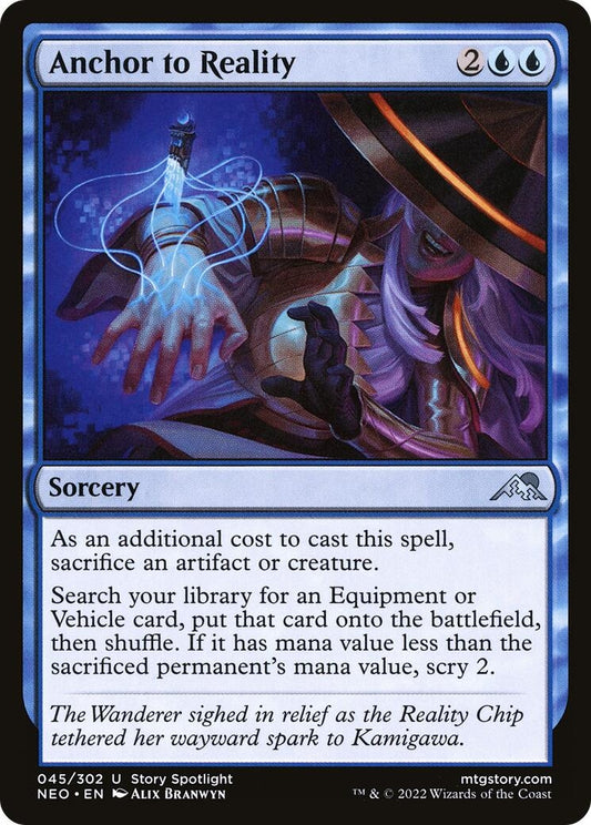 Image for Anchor to Reality (45) (Kamigawa: Neon Dynasty) - Magic: The Gathering