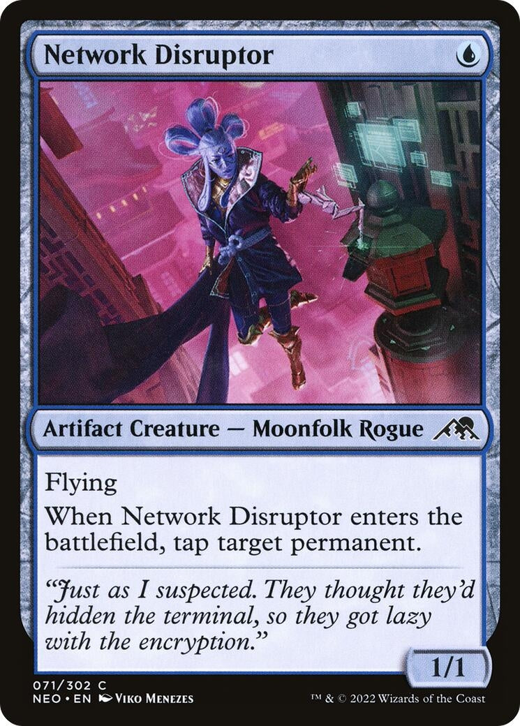 Image for Network Disruptor (71) (Kamigawa: Neon Dynasty) - Magic: The Gathering