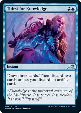Image for Thirst for Knowledge (85) (Kamigawa: Neon Dynasty) - Magic: The Gathering