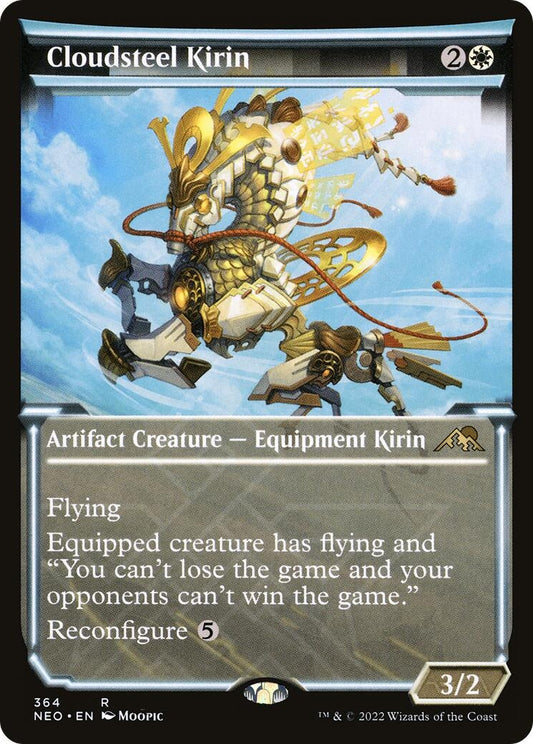 Image for Cloudsteel Kirin (Showcase) (364) (Kamigawa: Neon Dynasty) - Magic: The Gathering