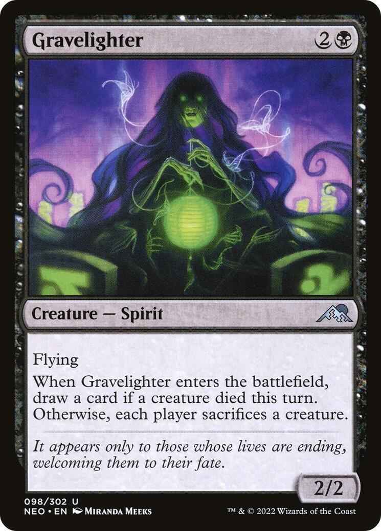 Image for Gravelighter (98) (Kamigawa: Neon Dynasty) - Magic: The Gathering