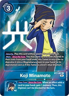 Image for Koji Minamoto (Box Topper) (BT7-087 R) (Next Adventure) - Digimon Card Game
