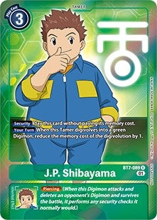 Image for J.P. Shibayama (Box Topper) (BT7-089 R) (Next Adventure) - Digimon Card Game