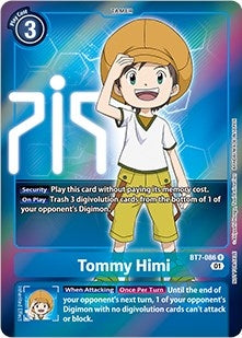 Image for Tommy Himi (Box Topper) (BT7-086 R) (Next Adventure) - Digimon Card Game